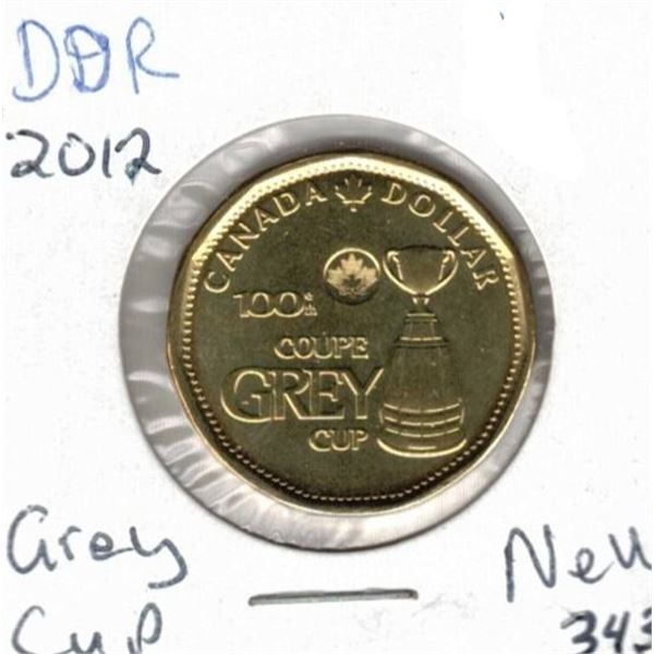 2012 Grey Cup Double Die Reverse