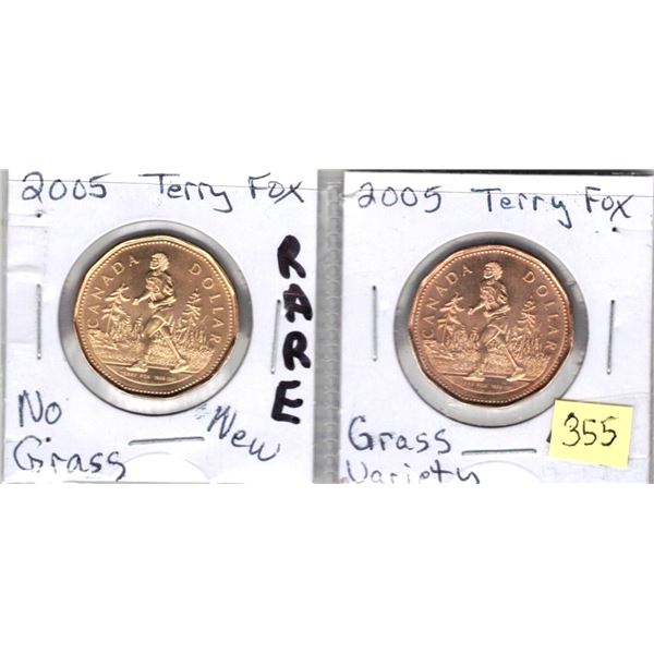 2005 Terry Fox,  Grass and No Grass