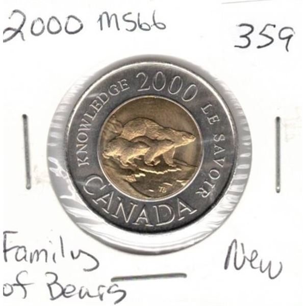 2000 MS66 Family of Bears