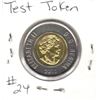 Image 2 : 2011 PL67 Test Token, Double Die T-E  RARE