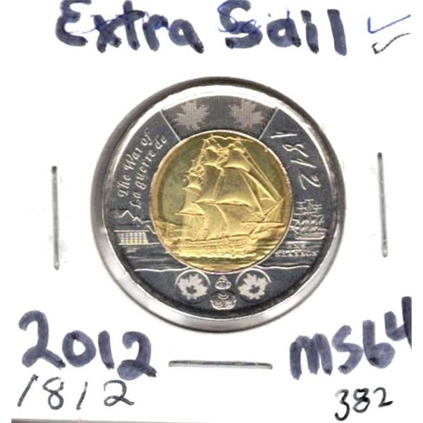 2012 MS64 Shannon Extra Sail Scarce