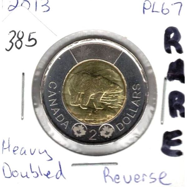 2013 PL67 Heavy Double  Die Reverse  RARE