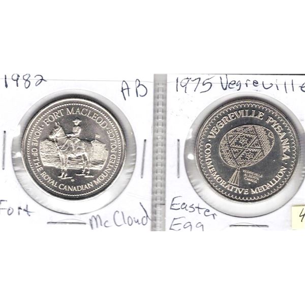 1982 Fort MacLeod and 1975 Vegreville