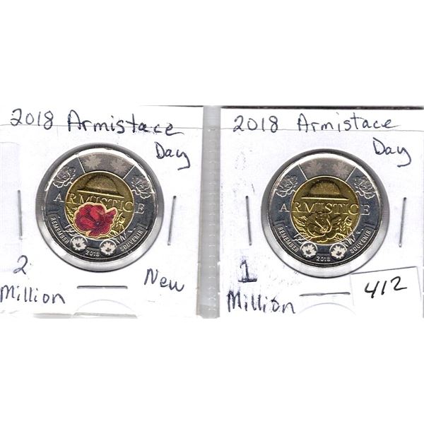 2018 Armistice Day With and Without Colour