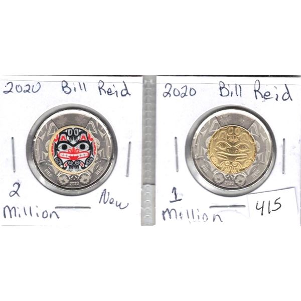 2020 Bill Reid With and Without Colour