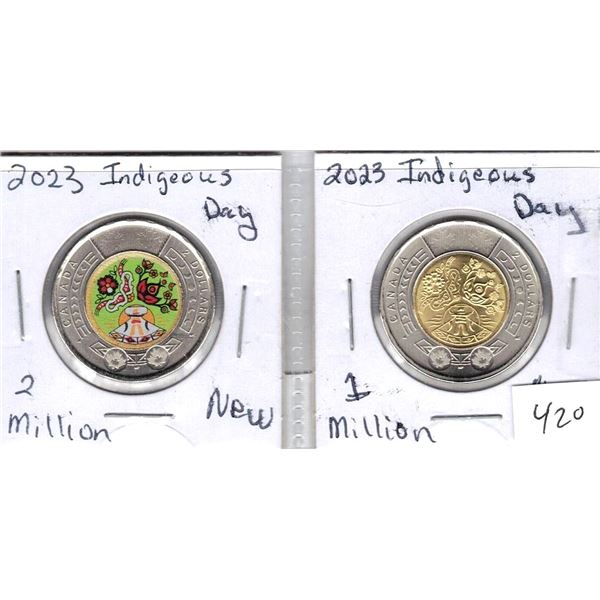 2023 Indigenous Day With and Without Colour