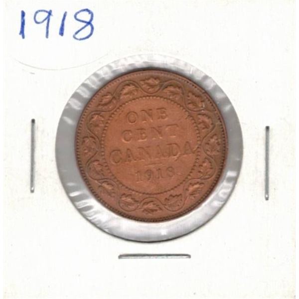 1918 Canada Large One Cent