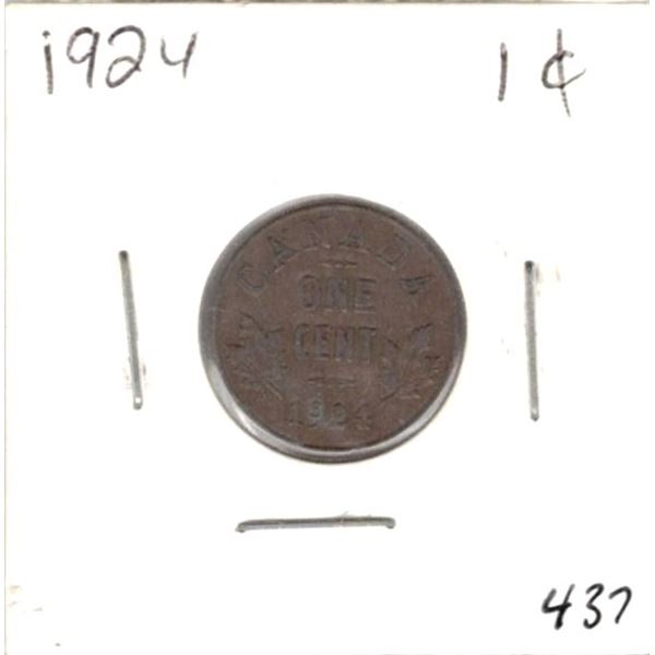1924 Canada one cent