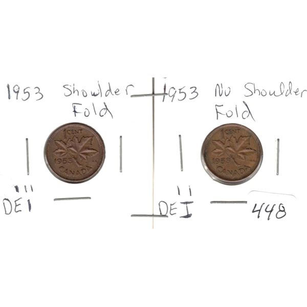 1953 Shoulder Fold , 1953 No shoulder fold