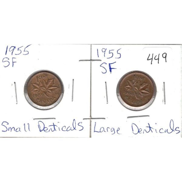 1955 SF Small denticals and large denticals
