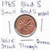 Image 2 : 1965 Blunt SB MS64, struck through wire(queen's head)