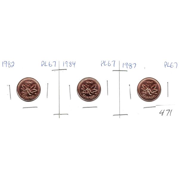 1982, 1984 and 1987 PL 67s