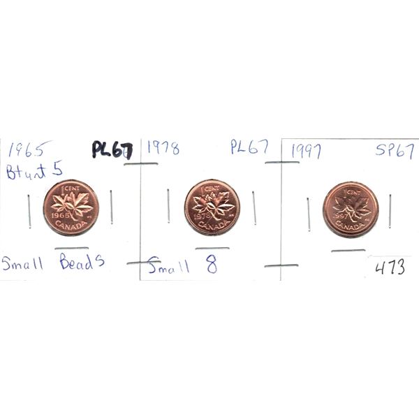1965, 1978 and 1997 PL67s