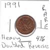 Image 2 : 1991 Heavy Doubled Reverse (RARE)