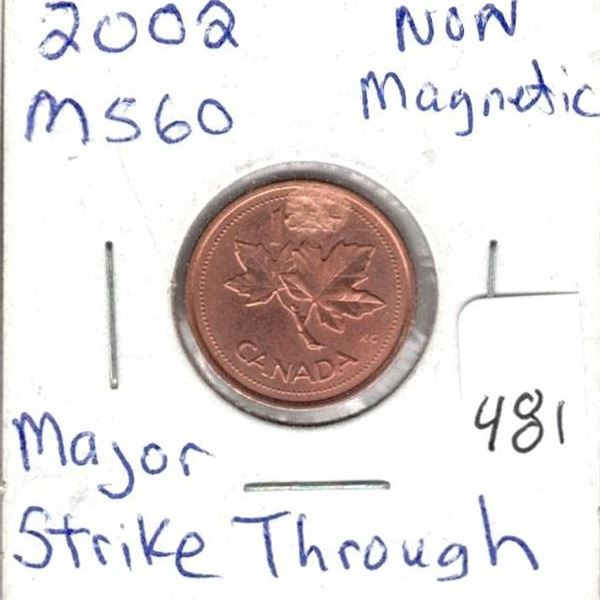 2002 MS60 No Mag, Major Strike through reverse