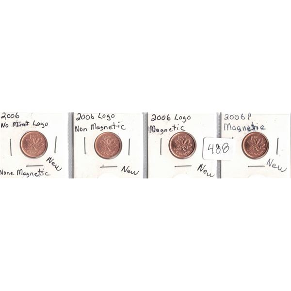 ALL NEW 2006 No mint logo, non mag, FOUR VARIETIES