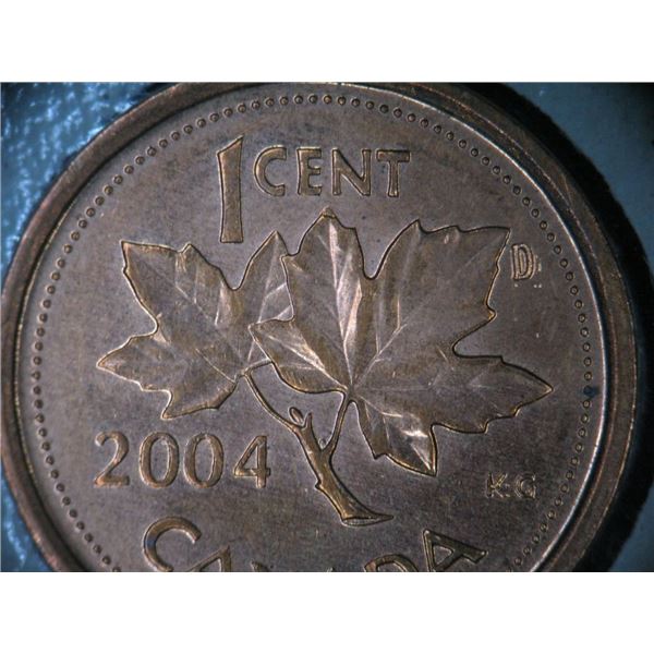 2004 Non Magnetic Counter Stamp D on Reverse