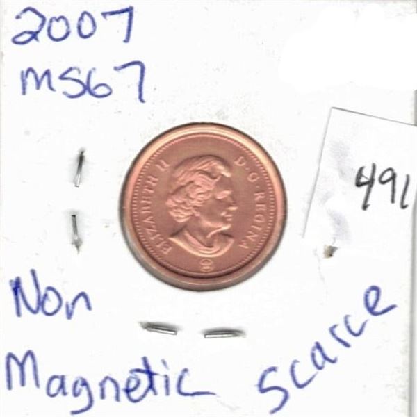 2007 MS67 non magnetic SCARCE
