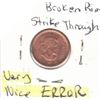 Image 4 : 2011 Non mag , broken rim strike through UNIQUE ERROR