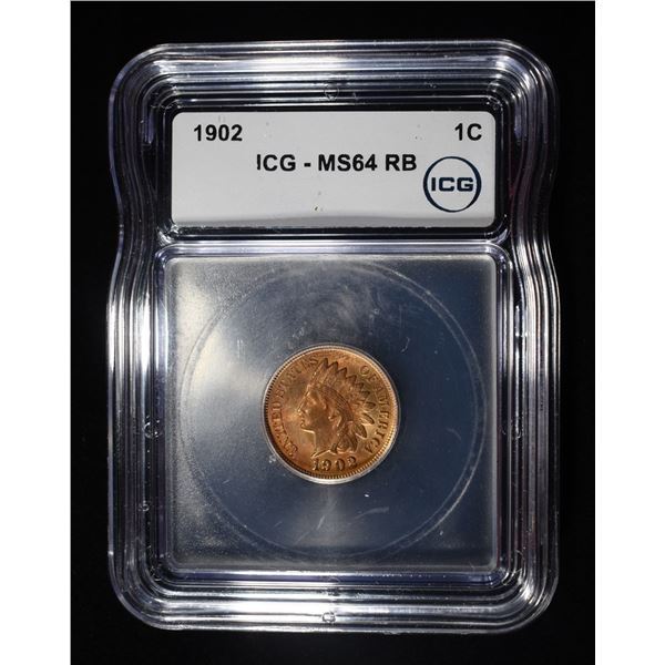 1902 INDIAN CENT ICG MS-64 RB