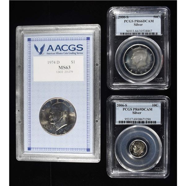 GRADED COIN COLLECTORS LOT