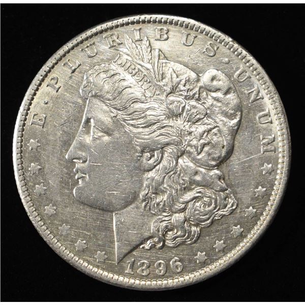 1896-O MORGAN DOLLAR CH AU