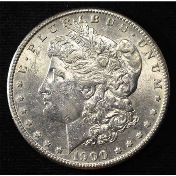 1900-S MORGAN DOLLAR AU/BU