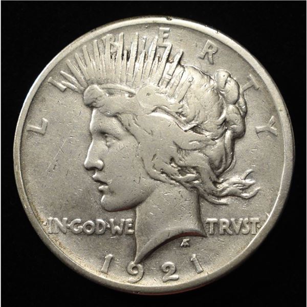 1921 PEACE DOLLAR VF/XF