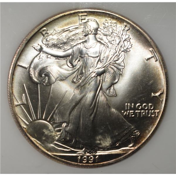 1991 AMERICAN SILVER EAGLE