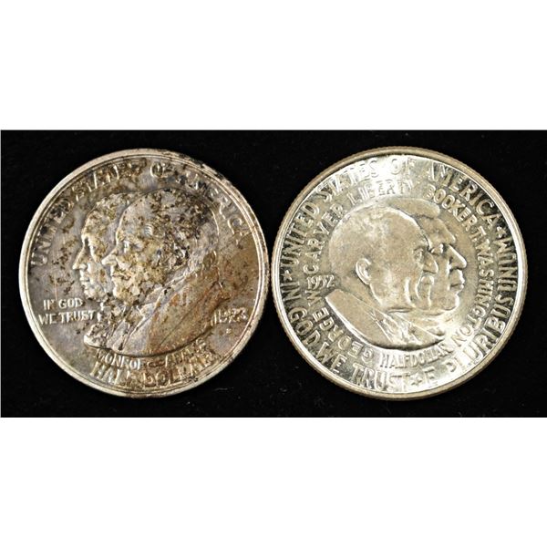 (2) COMMEMORATIVE HALF DOLLARS