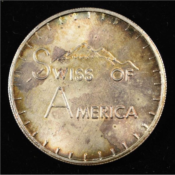 1973 SWISS OF AMERICA 1 OZ .999 SILVER ROUND