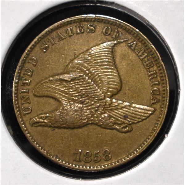 1858 FLYING EAGLE CENT LOVELY ORIGINAL UNC