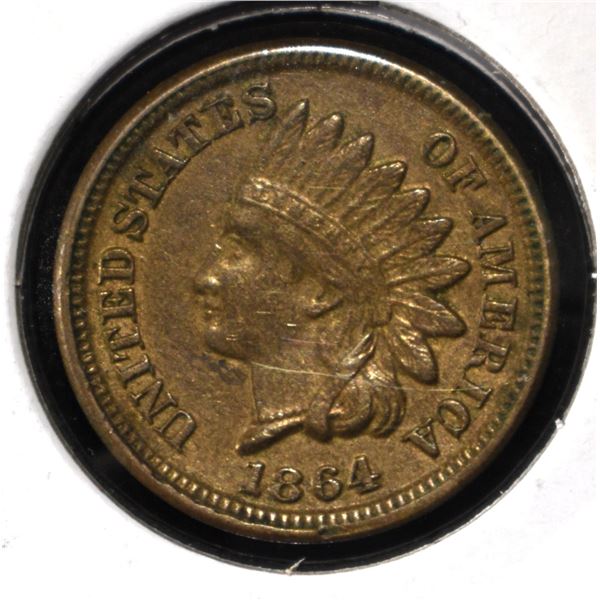 1864 INDIAN CENT ORIGINAL UNC