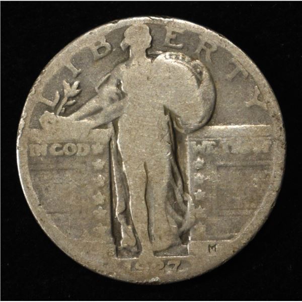 1927-S STANDING LIBERTY QUARTER G/VG