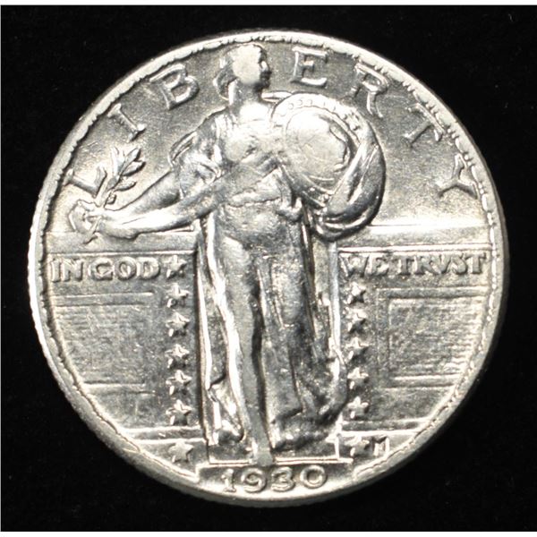 1930 STANDING LIBERTY QUARTER AU/BU
