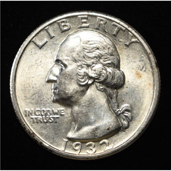 1932-S WASHINGTON QUARTER CH BU