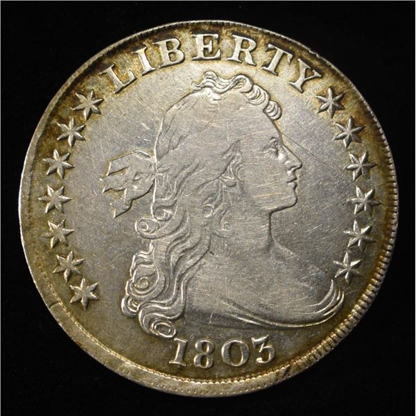 1803 DRAPED BUST LARGE 3 DOLLAR COIN