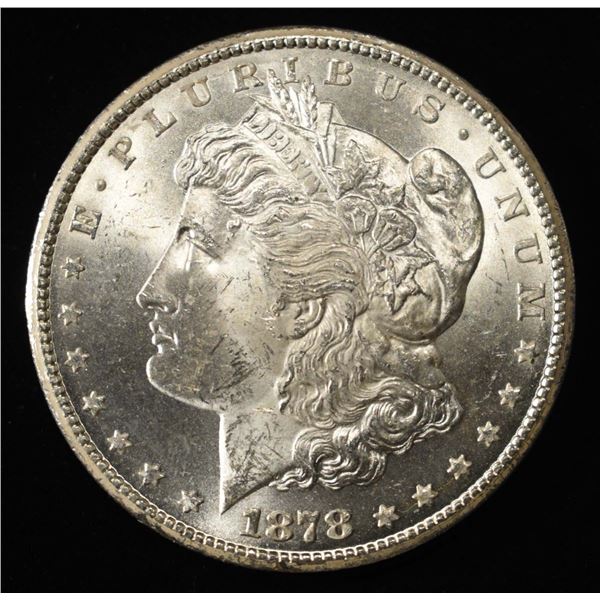 1878-CC MORGAN DOLLAR CH/GEM BU