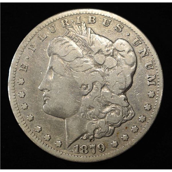 1879-CC MORGAN DOLLAR FINE