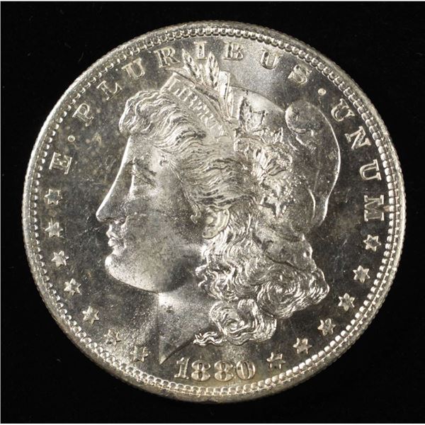 1880-S MORGAN DOLLAR GEM BU