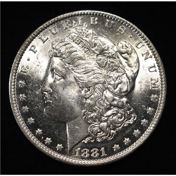 1881-O MORGAN DOLLAR GEM BU