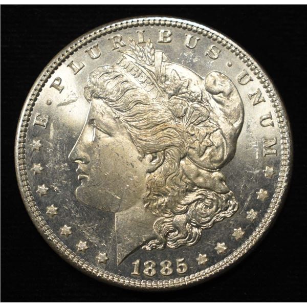1885 MORGAN DOLLAR GEM BU