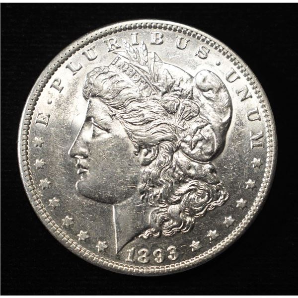 1893 MORGAN DOLLAR AU/BU