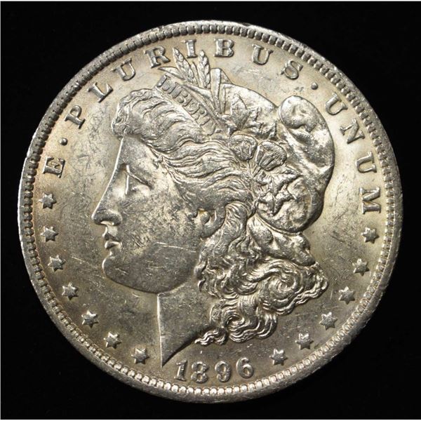 1896-O MORGAN DOLLAR AU/BU
