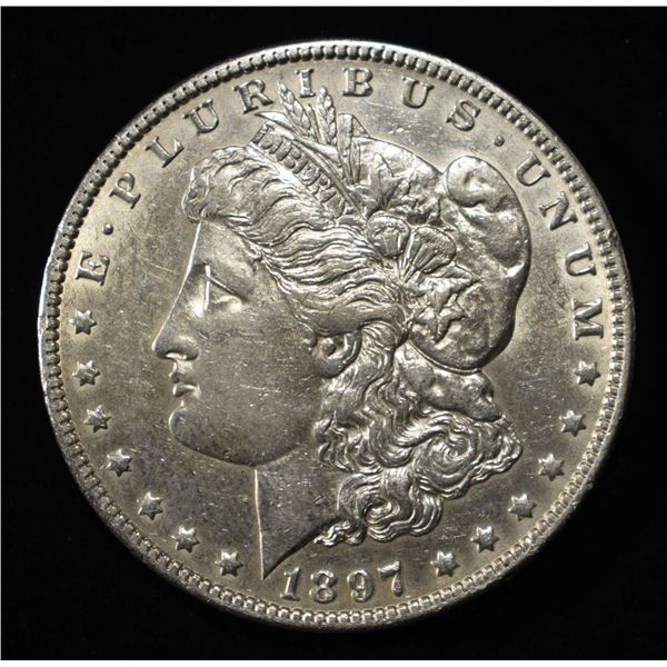 1897-O MORGAN DOLLAR CH AU