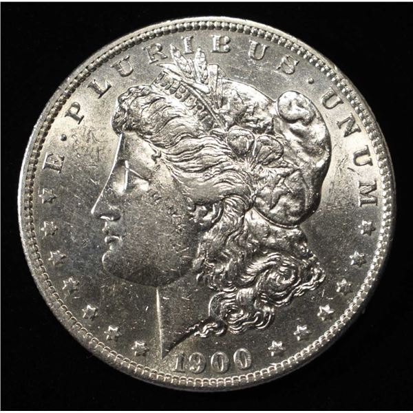 1900-S MORGAN DOLLAR AU/BU