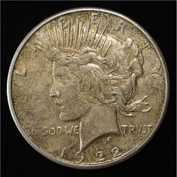 1922-S PEACE DOLLAR