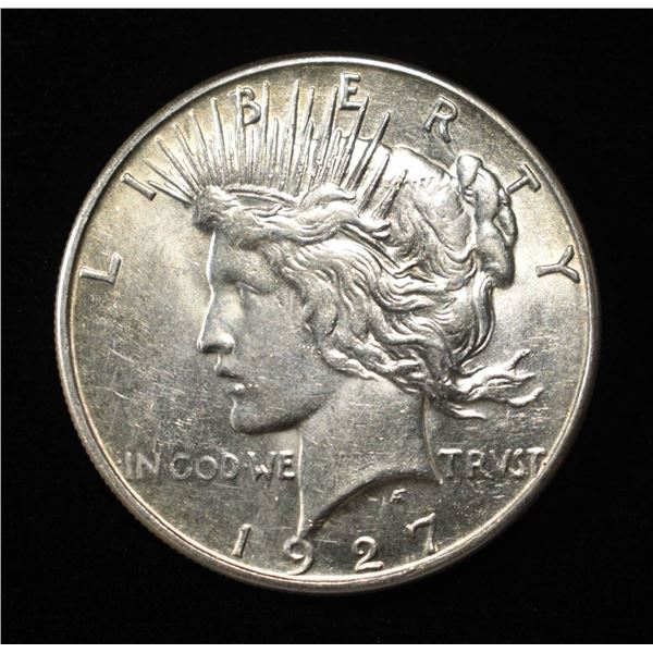 1927-S PEACE DOLLAR BU