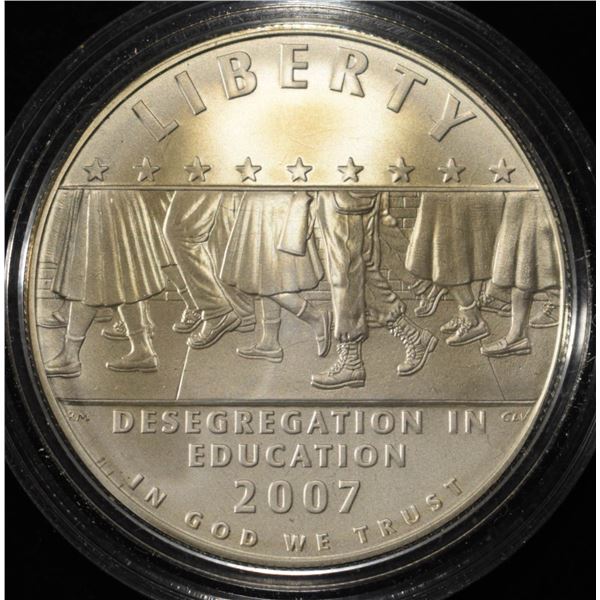 2007-P $1 COMMEM LITTLE ROCK CENTRAL