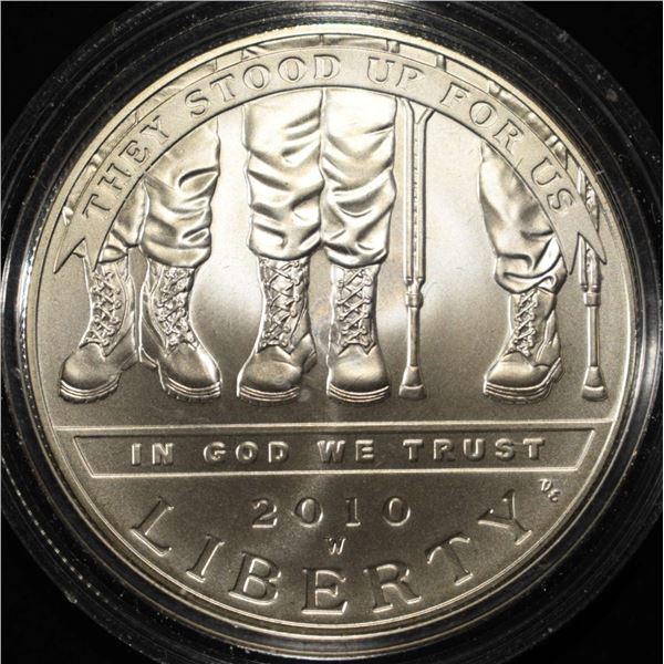 2010-W $1 COMMEM DISABLE VETERANS